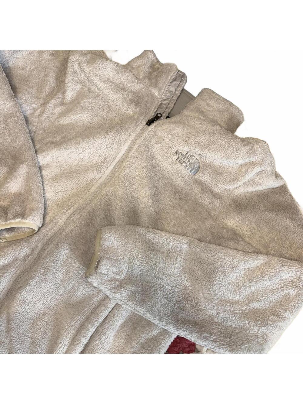 The North Face $110 Osito Fleece Jacket Womans Large Gray Cozy Warm Lightweight
